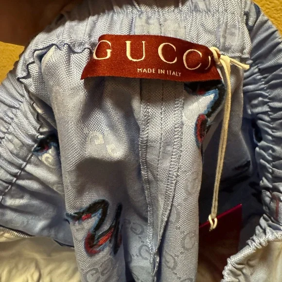New Authentic Gucci GG Logo Snake Shorts Bermuda Size IT 52 / US L Waist 34 - 40